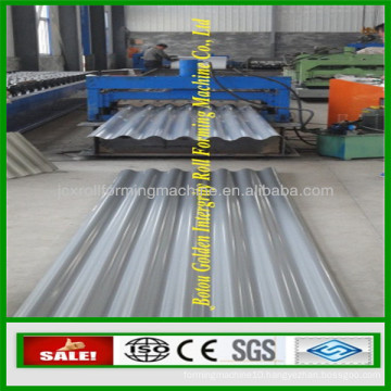 JCX--aluminum corrugated roof sheets production line